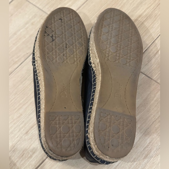 Christian Dior Espadrille Shoes: Denim with Crystals - Picture 6 of 6